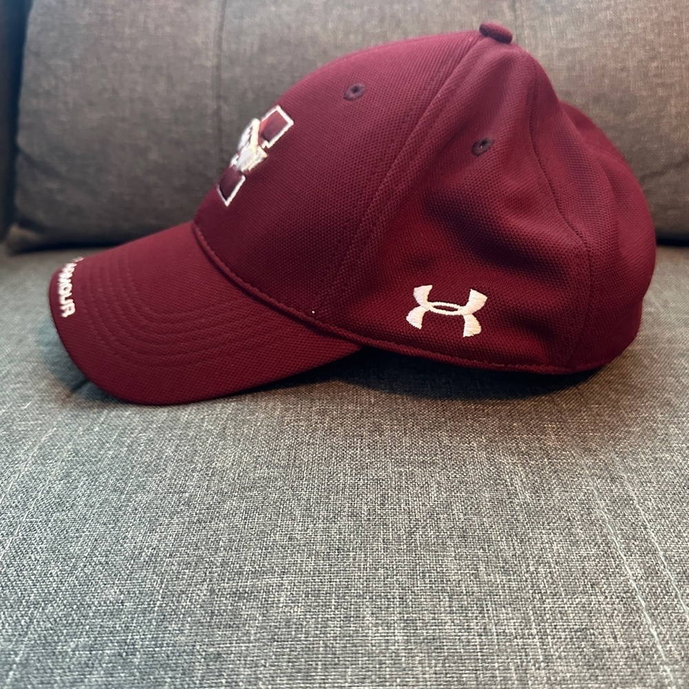Mississippi State Bulldogs Under Armour Cap Hat Adult OS Maroon - Picture 2 of 7